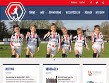 Tablet Screenshot of odcvoetbal.nl